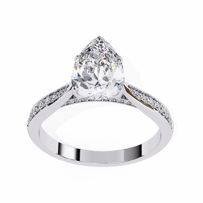 Aurora Drop Lab Grown Diamond Ring