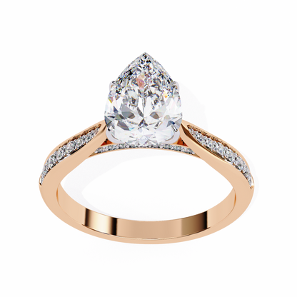 Aurora Drop Lab Grown Diamond Ring
