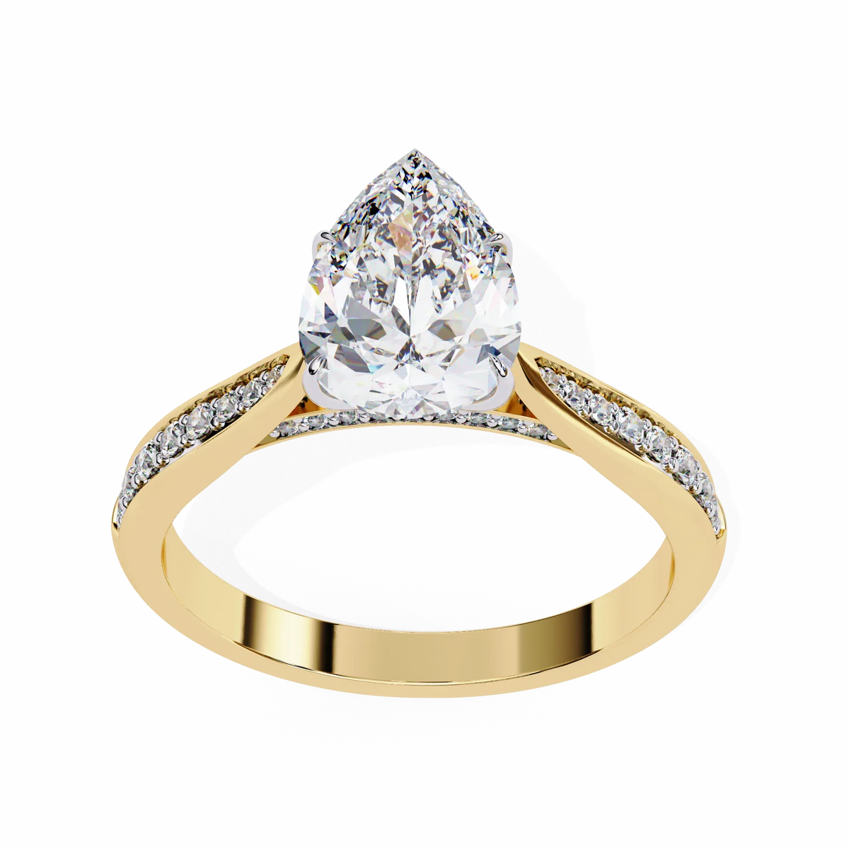 Aurora Drop Lab Grown Diamond Ring - Ophiratbf
