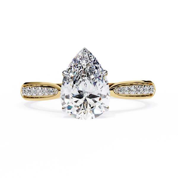 Aurora Drop Lab Grown Diamond Ring