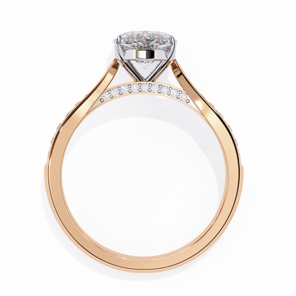 Aurora Drop Lab Grown Diamond Ring