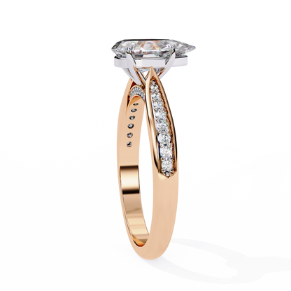 Aurora Drop Lab Grown Diamond Ring