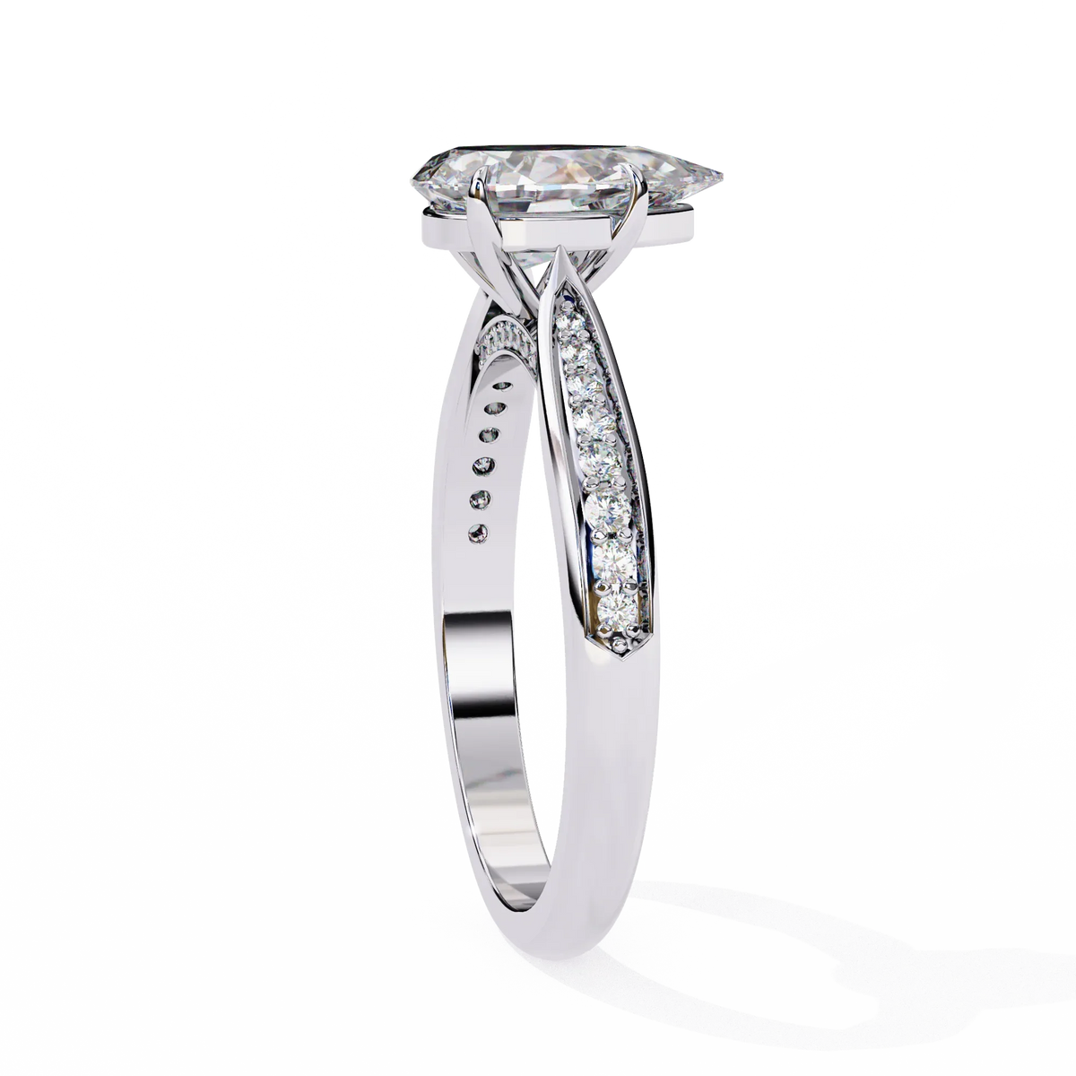 Aurora Drop Lab Grown Diamond Ring - Ophiratbf