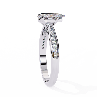 Aurora Drop Lab Grown Diamond Ring
