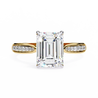 Lustre Emerald Lab Grown Diamond Ring - Ophiratbf
