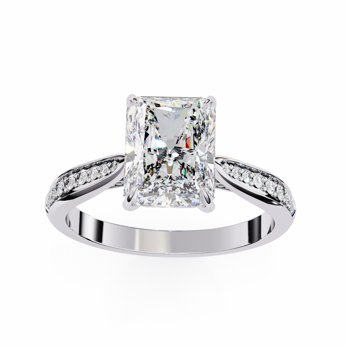 Radiant Spark Lab Grown Diamond Ring - Ophiratbf