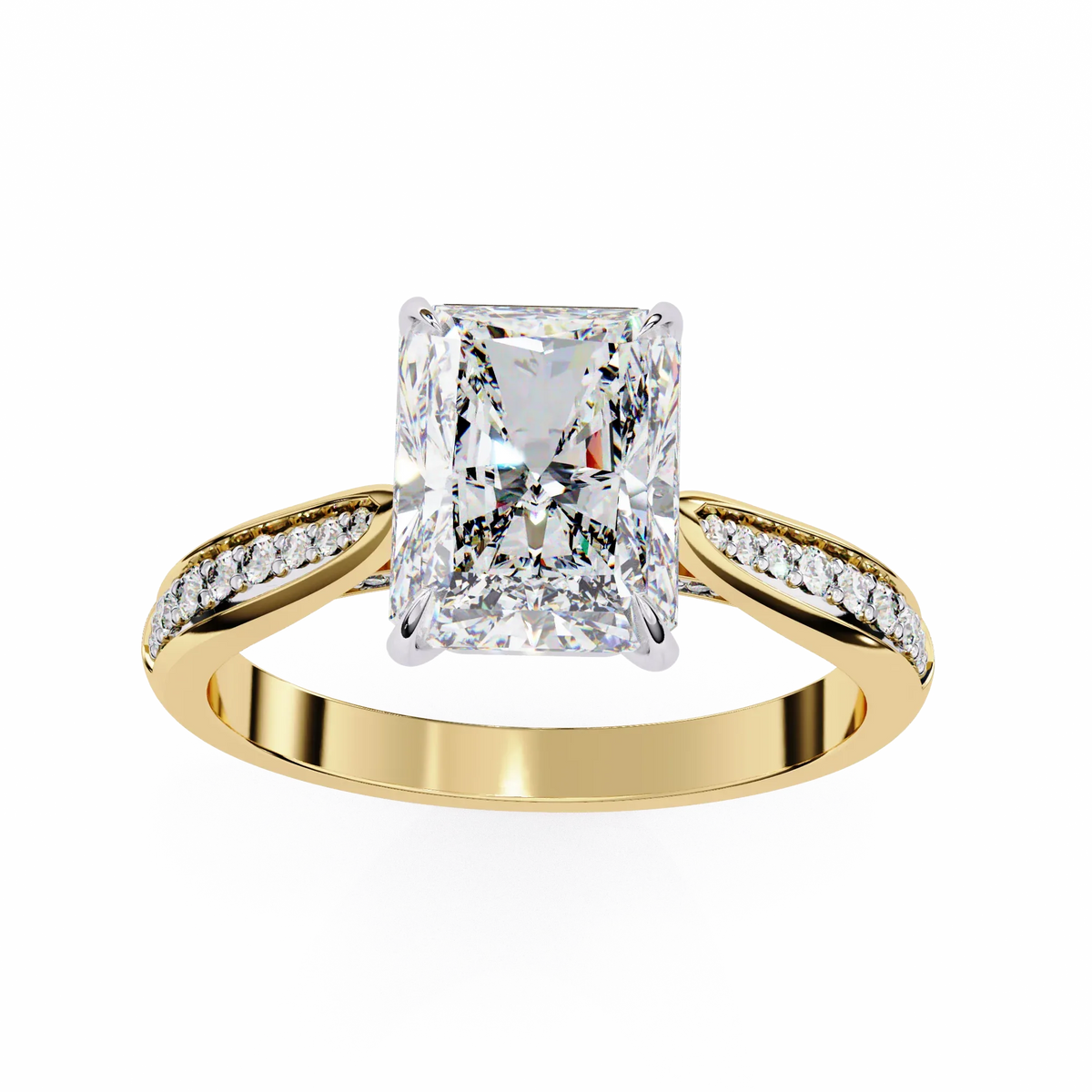 Radiant Spark Lab Grown Diamond Ring - Ophiratbf