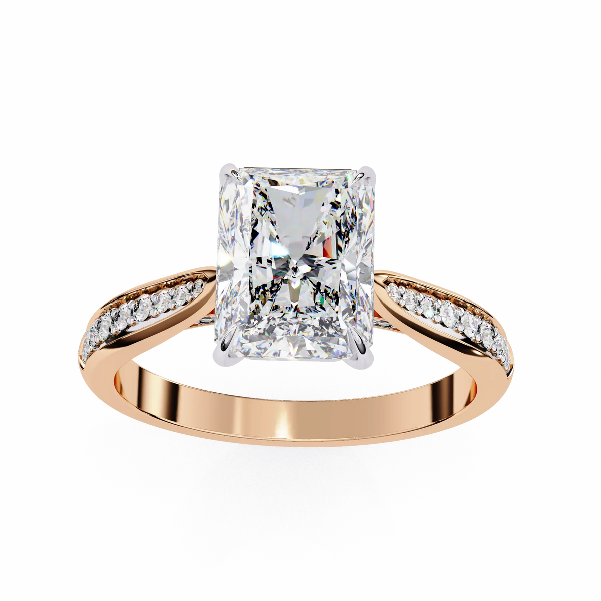 Radiant Spark Lab Grown Diamond Ring - Ophiratbf