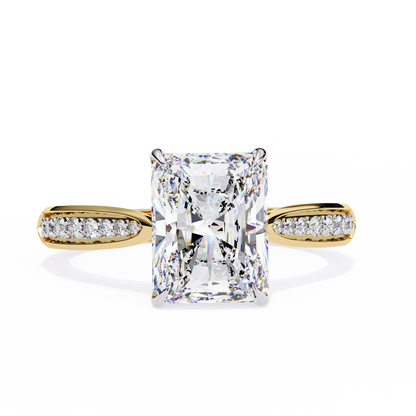 Radiant Spark Lab Grown Diamond Ring