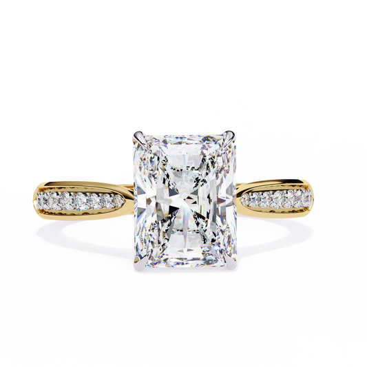 Radiant Spark Lab Grown Diamond Ring