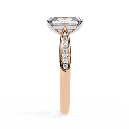 Radiant Spark Lab Grown Diamond Ring