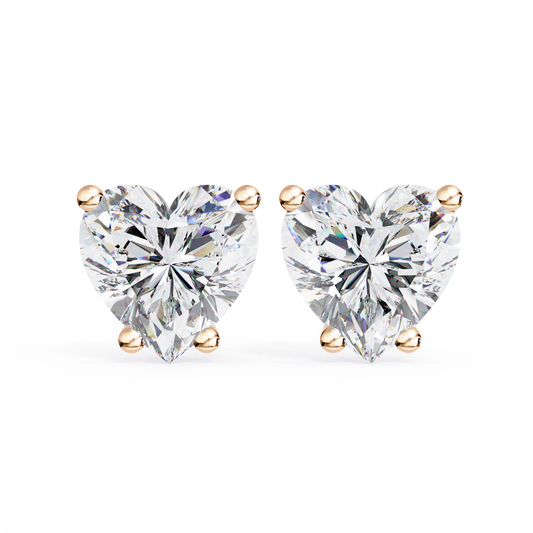 Eternal Heart Lab Grown Diamond Studs