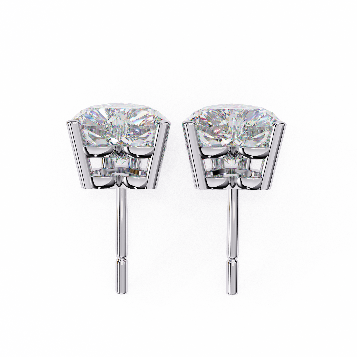 eternal heart lab grown diamond studs