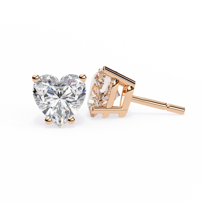 Eternal Heart Lab Grown Diamond Studs
