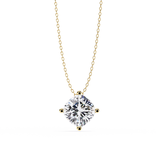 Celestia Cushion Lab-Grown Diamond Pendant