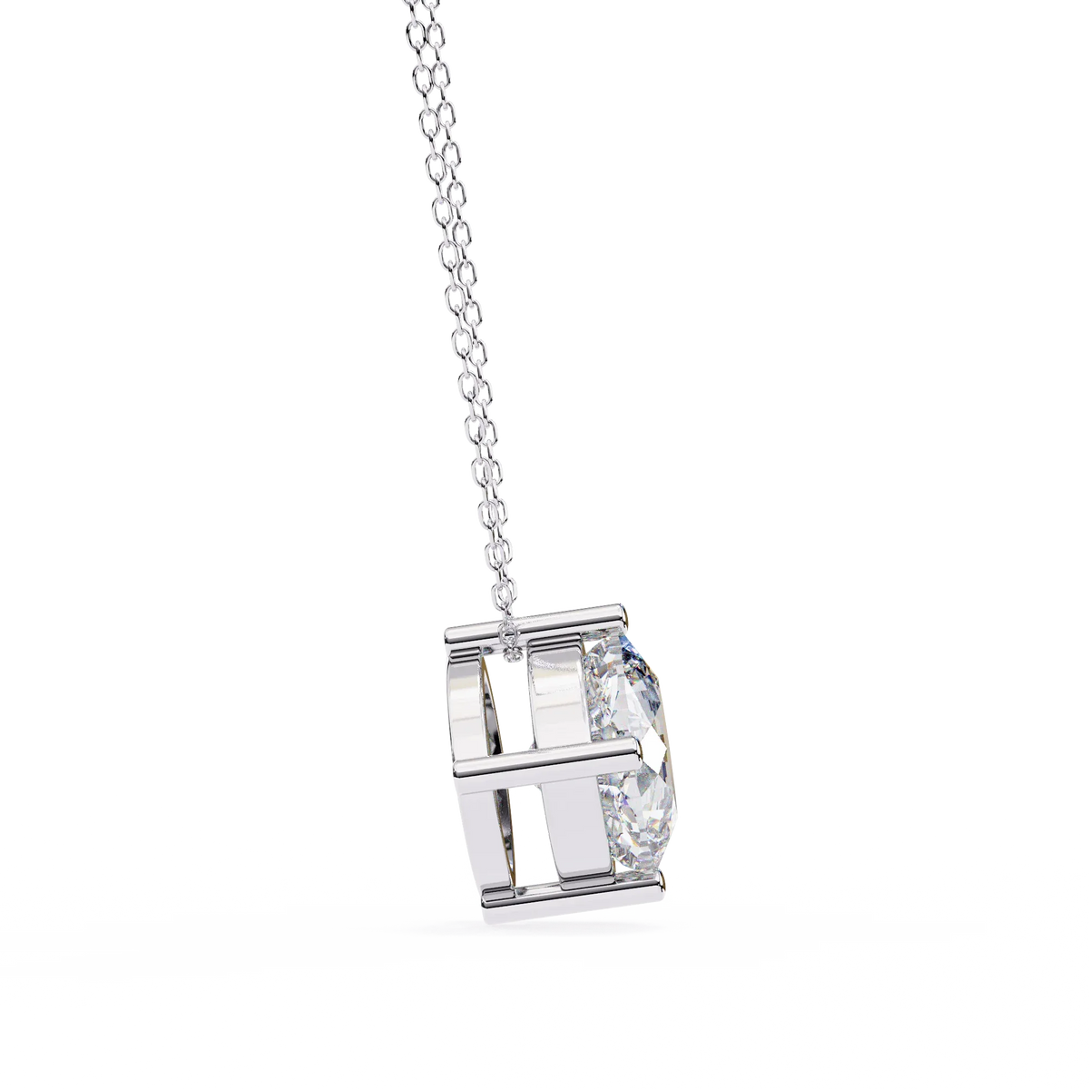 Celestia Cushion Lab-Grown Diamond Pendant - Ophiratbf