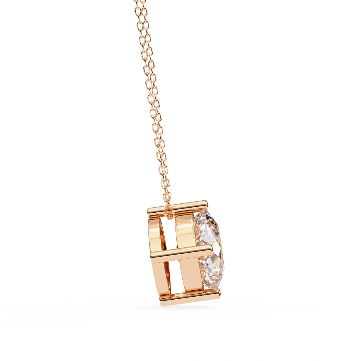 Celestia Cushion Lab-Grown Diamond Pendant - Ophiratbf