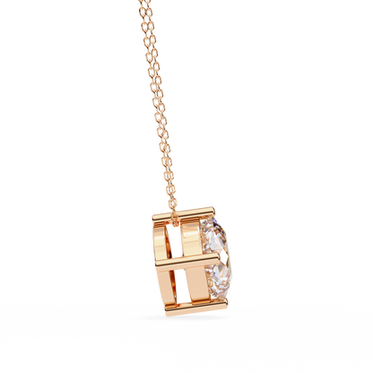 Celestia Cushion Lab-Grown Diamond Pendant