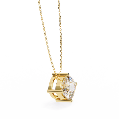 Celestia Cushion Lab-Grown Diamond Pendant
