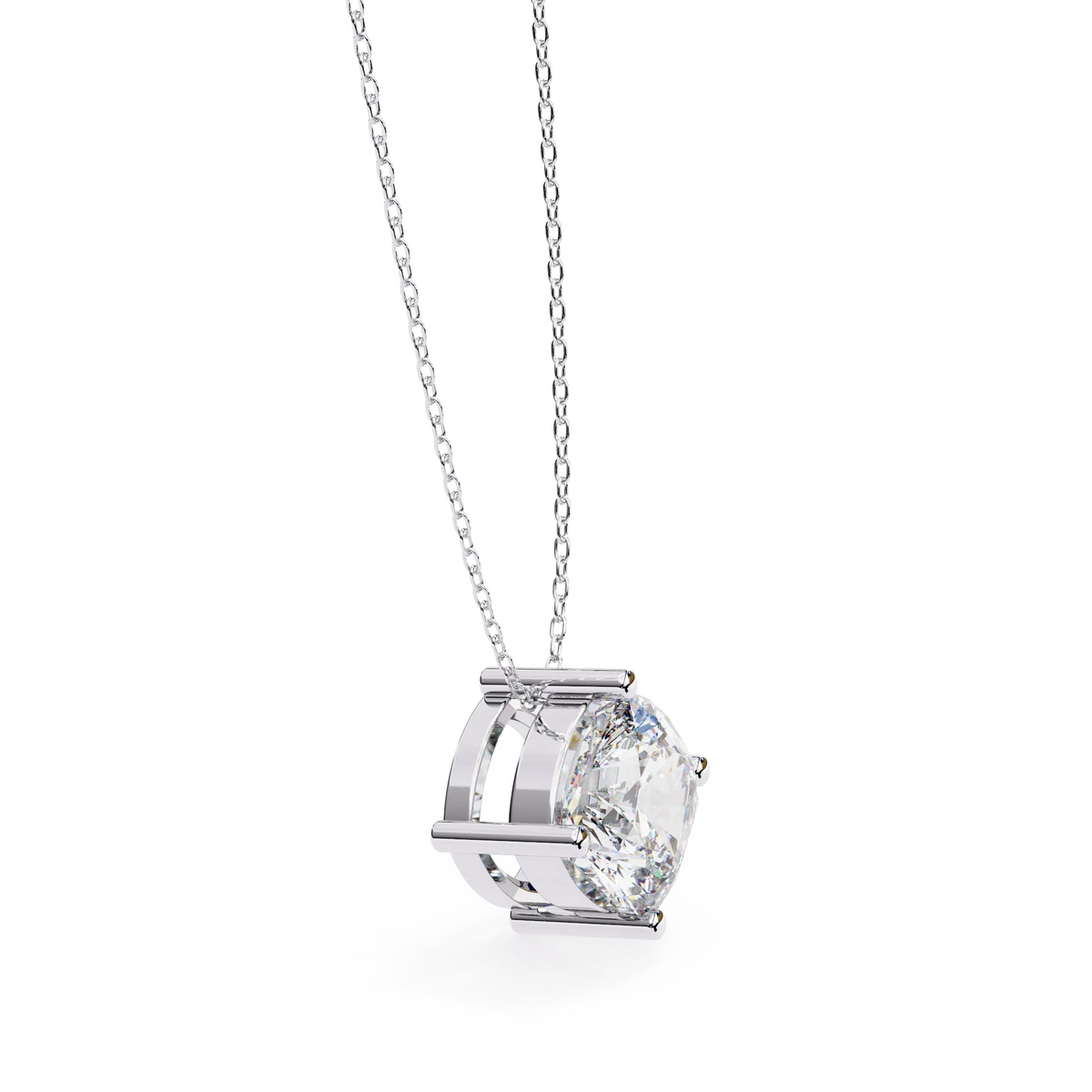 Celestia Cushion Lab-Grown Diamond Pendant - Ophiratbf