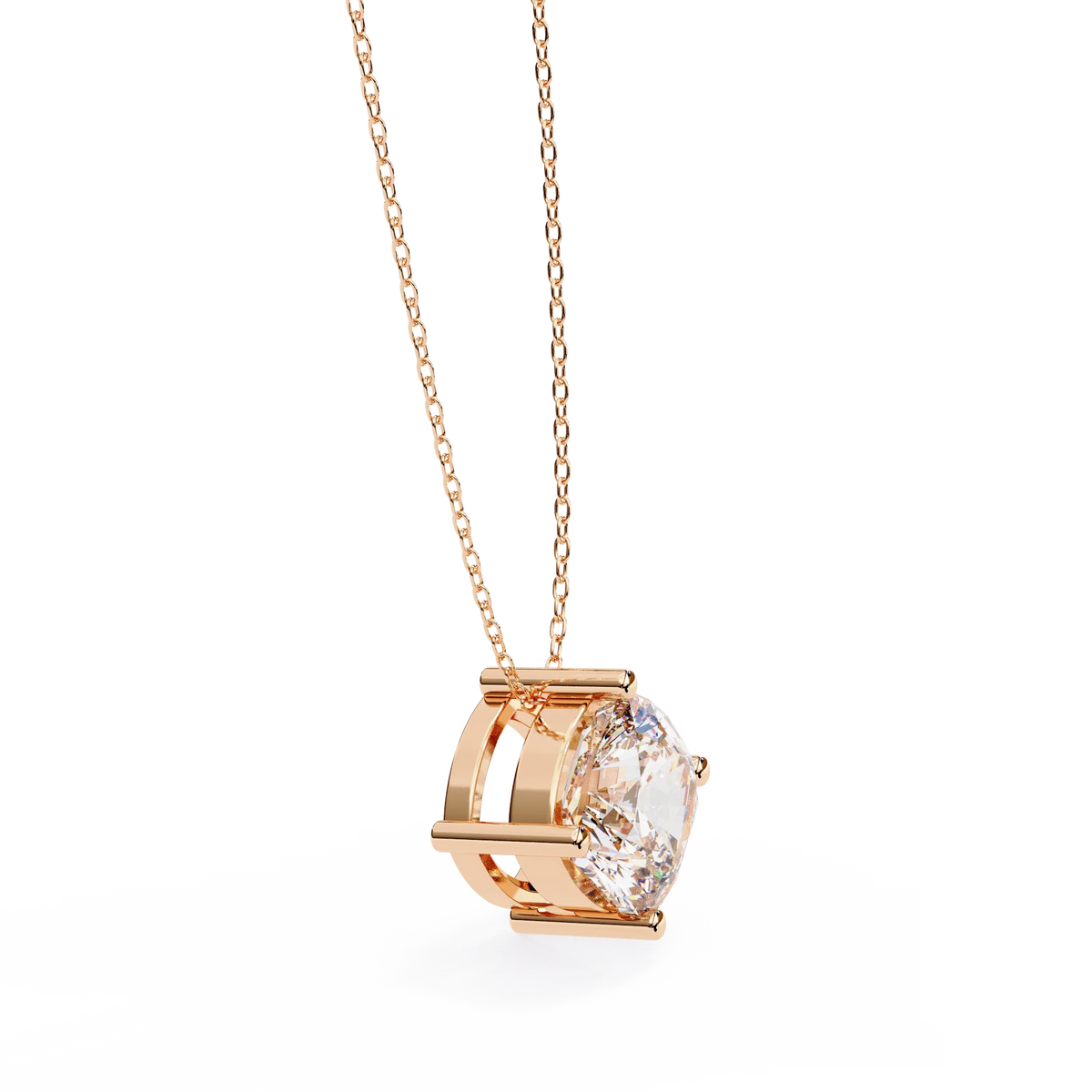 Celestia Cushion Lab-Grown Diamond Pendant - Ophiratbf