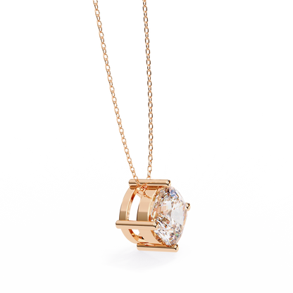 Celestia Cushion Lab-Grown Diamond Pendant