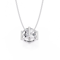 Celestia Cushion Lab-Grown Diamond Pendant - Ophiratbf