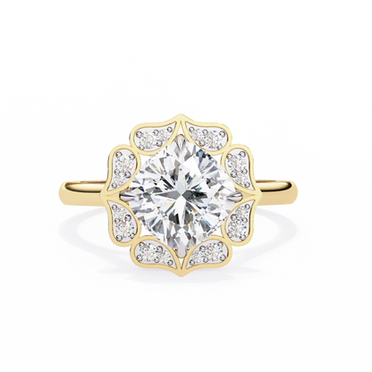 Sovereign Cushion Glow Lab Grown Diamond Ring