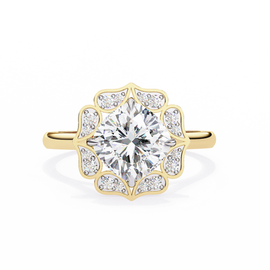Sovereign Cushion Glow Lab Grown Diamond Ring