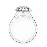 Sovereign Cushion Glow Lab Grown Diamond Ring - Ophiratbf