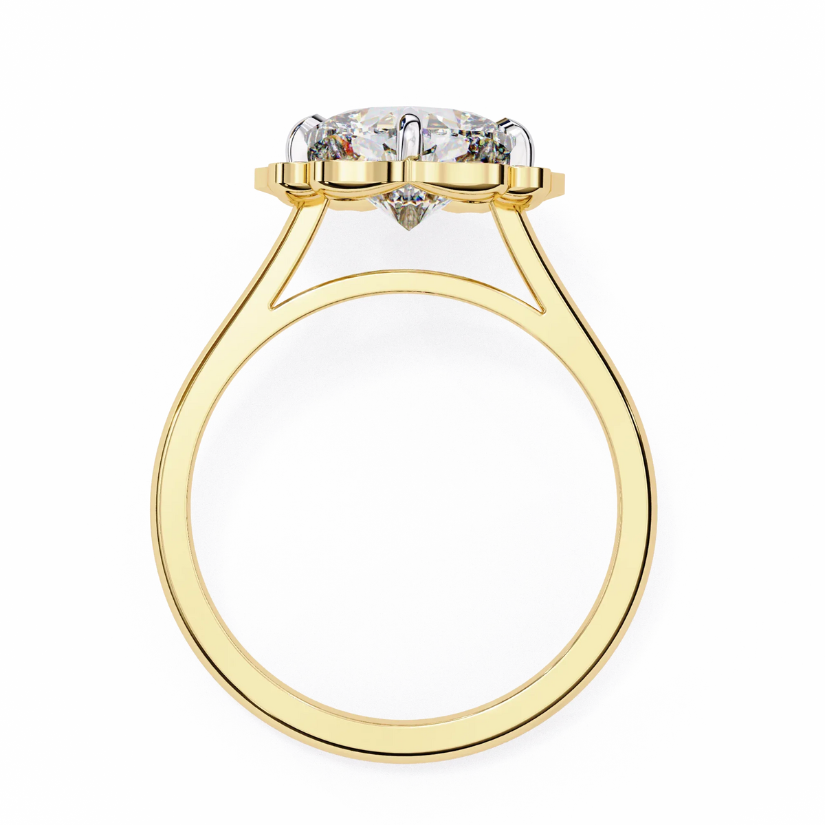 Sovereign Cushion Glow Lab Grown Diamond Ring - Ophiratbf