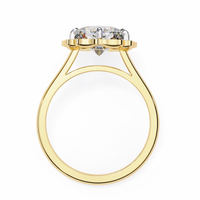 Sovereign Cushion Glow Lab Grown Diamond Ring - Ophiratbf