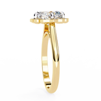 Sovereign Cushion Glow Lab Grown Diamond Ring - Ophiratbf
