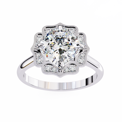 Sovereign Cushion Glow Lab Grown Diamond Ring
