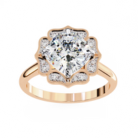 Sovereign Cushion Glow Lab Grown Diamond Ring - Ophiratbf