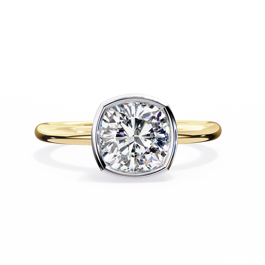 Cushion Blossom Lab Grown Diamond Ring