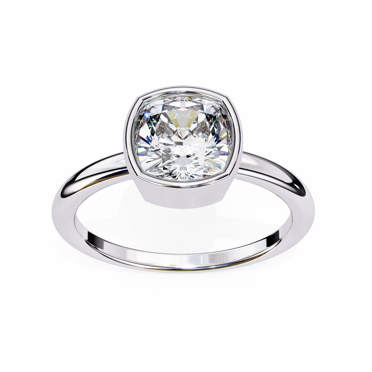Cushion Blossom Lab Grown Diamond Ring - Ophiratbf
