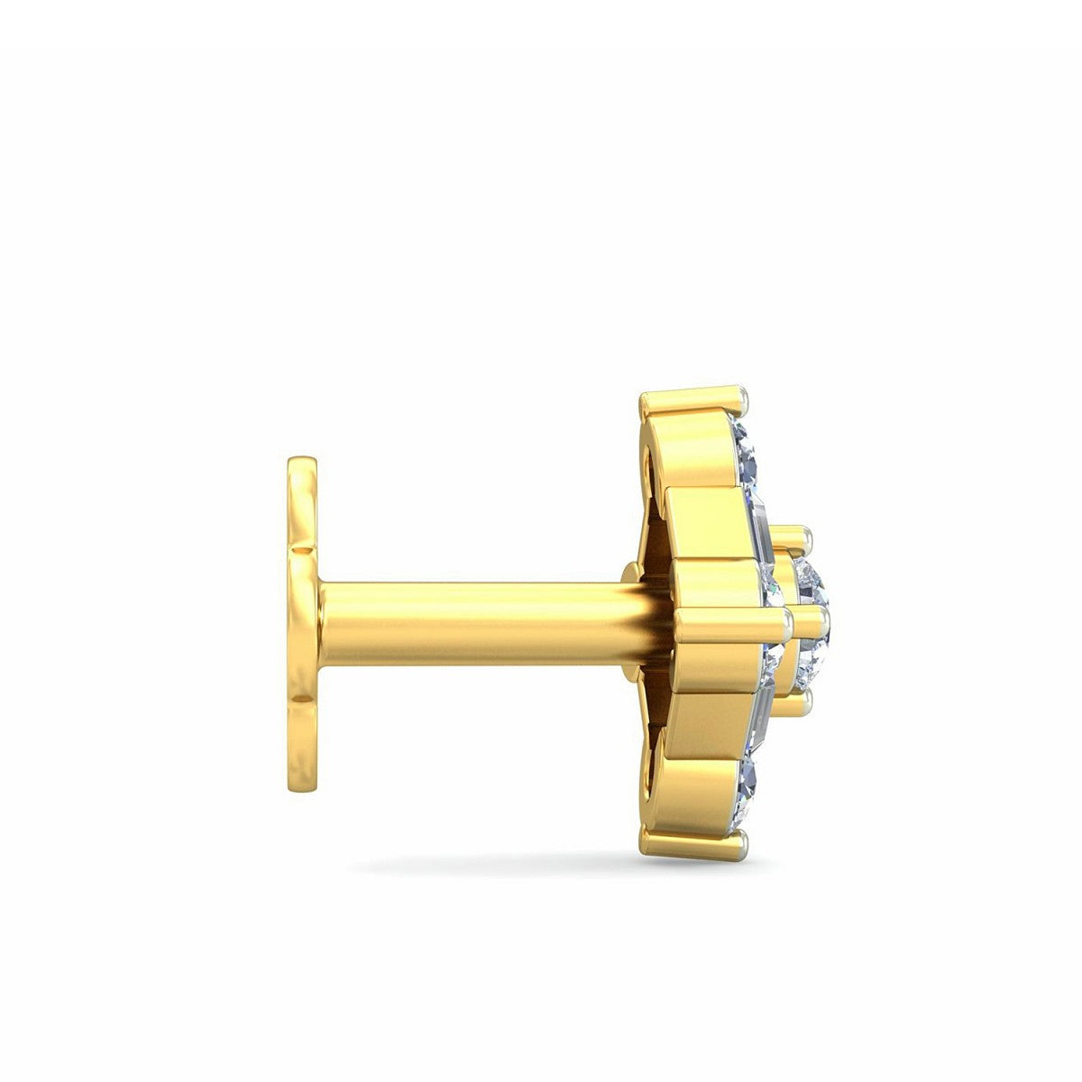 the itiah diamond nosepin