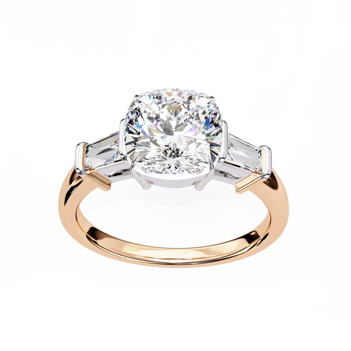 Eternal Cushion Lab Grown Diamond Ring - Ophiratbf