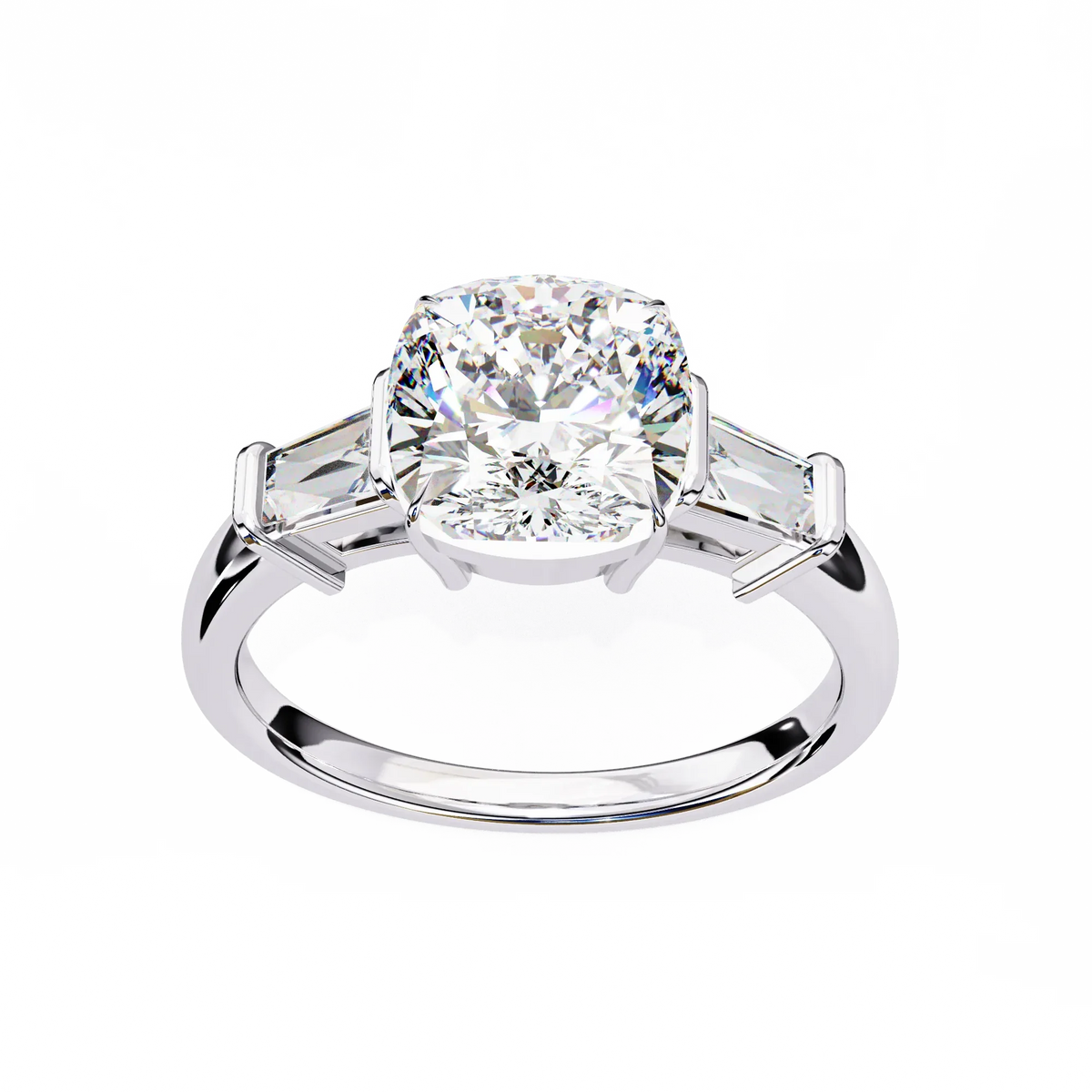Eternal Cushion Lab Grown Diamond Ring - Ophiratbf