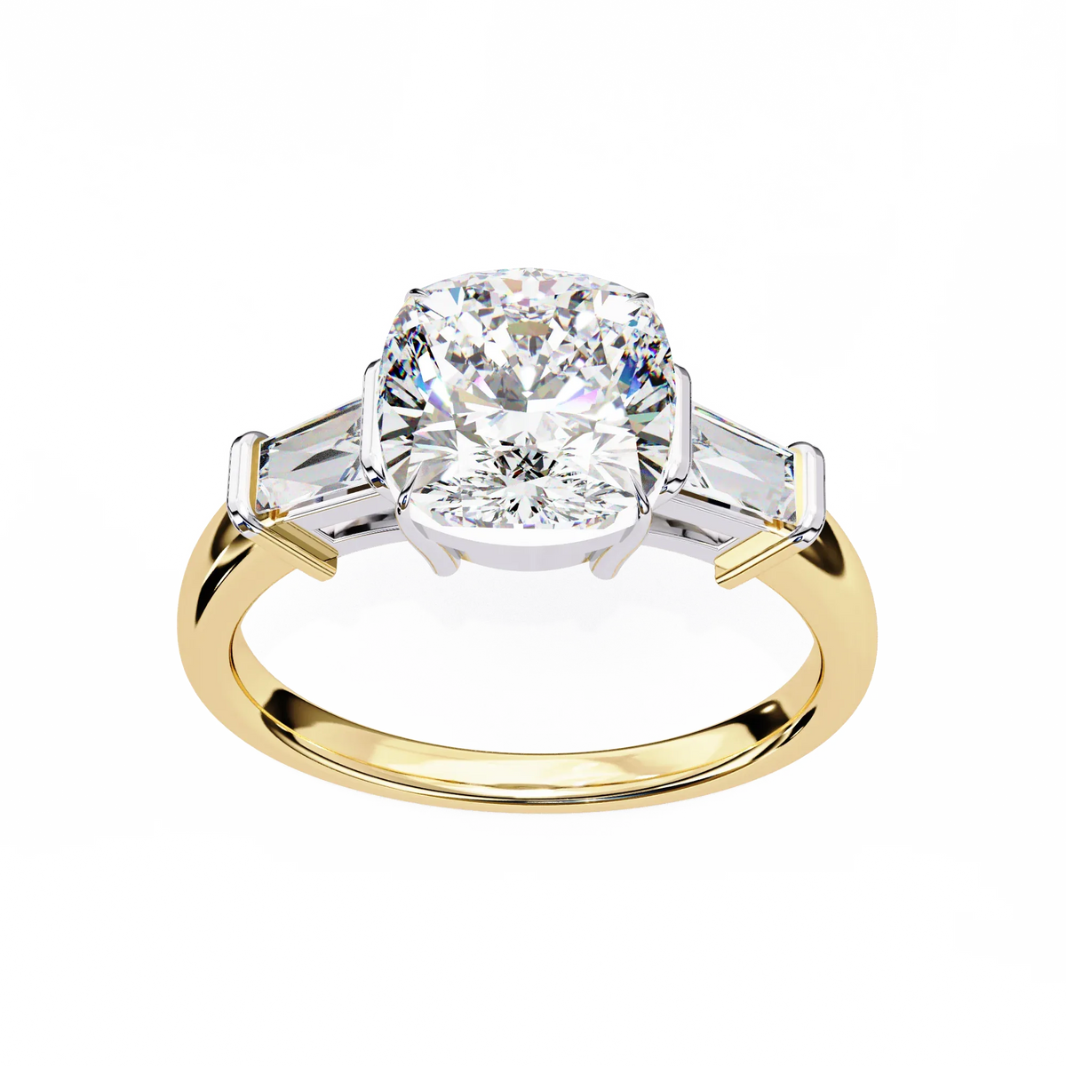 Eternal Cushion Lab Grown Diamond Ring - Ophiratbf