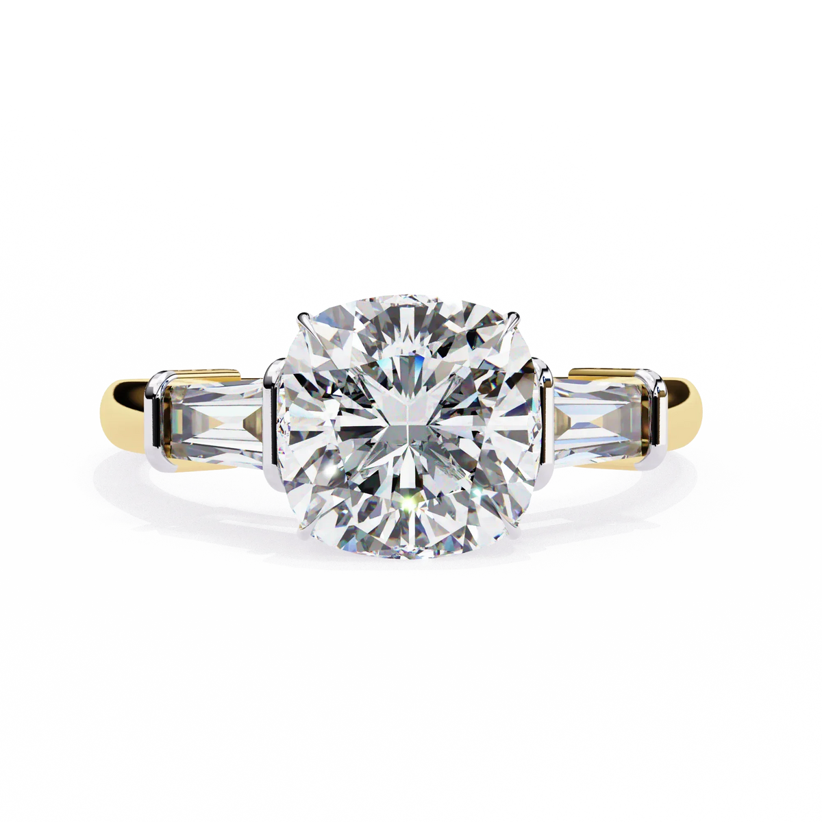 Eternal Cushion Lab Grown Diamond Ring - Ophiratbf