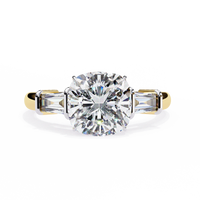 Eternal Cushion Lab Grown Diamond Ring - Ophiratbf