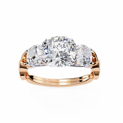 Celeste Trilogy Lab Grown Diamond Ring