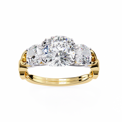 Celeste Trilogy Lab Grown Diamond Ring