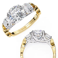 Celeste Trilogy Lab Grown Diamond Ring - Ophiratbf