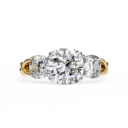 Celeste Trilogy Lab Grown Diamond Ring