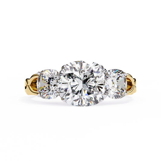 Celeste Trilogy Lab Grown Diamond Ring