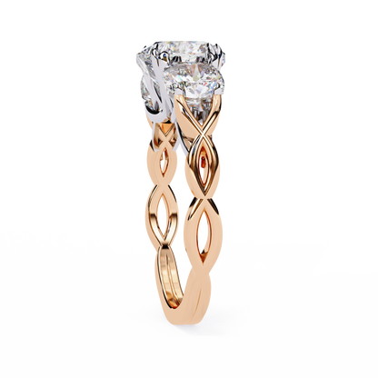Celeste Trilogy Lab Grown Diamond Ring