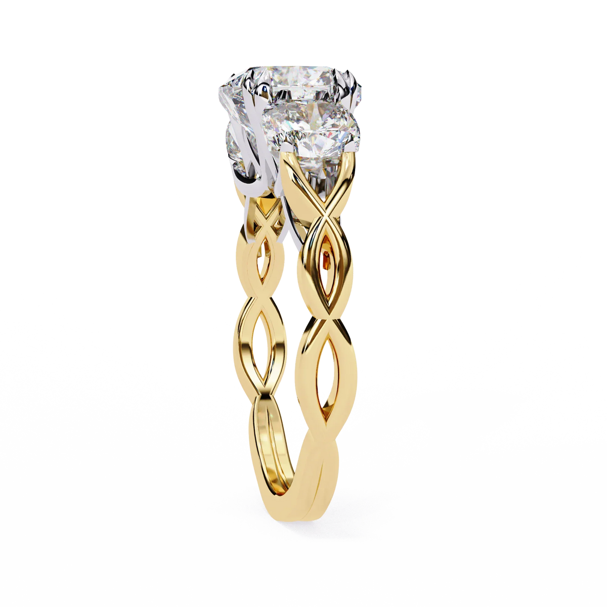 Celeste Trilogy Lab Grown Diamond Ring - Ophiratbf